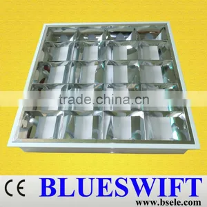 Grille Luminaire for LED Tube Fluorescent Tube 4X18W thumbnail-1