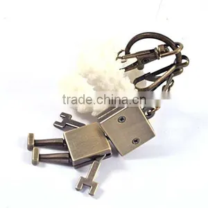 2016 Factory Fashion Gift Customized Metal Robot Keychain Quality Choice thumbnail-4