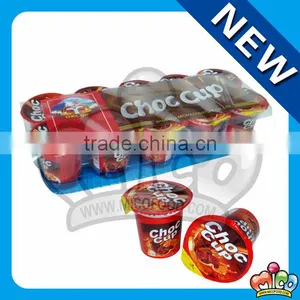 14g Chocolate Cream Cup With Biscuit Stick thumbnail-1