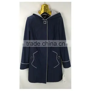 YMYD-7711 2016 Clothes Manufacturer Spring Woman Slim Overcoat Medium-Long Trench Coat Ladies Casual Trench Coat For Women thumbnail-2