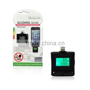 IPEGA for IPhone / IPad Backlight Screen Breath Breathalyzer Alcohol Tester Wholesale Quality Choice thumbnail-1