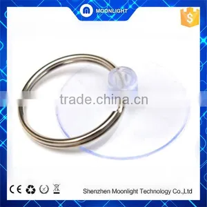 Clear Silicion Suction Cup With Metal Ring Handle thumbnail-3