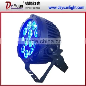 12pcs 12w Outdoor Par Led Par 64 Rgbwa uv Led Par Light Dmx Stage Lighting thumbnail-4
