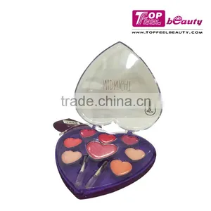 Heart-shaped Multi-color Lipgloss With Brush for Kids thumbnail-1