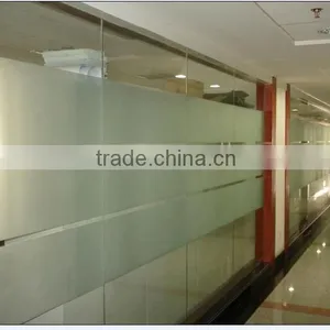 High Quality Tempered Forsted Glass for Office Door thumbnail-1