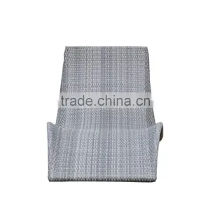 S Type Outdoor Leisure Waterproof Rattan Chairs Curved Baroque French Chaise Lounge thumbnail-3