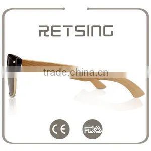 PC Frame Wooden Sunglasses Bamboo Arms / Skateboard Wood Glasses thumbnail-5