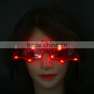 Flashing LED Glasses Halloween Bats Costume Accessory Party Glasses thumbnail-1