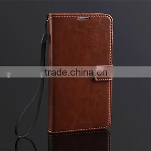 Mobile Phone Card Slot Stand Holder pu Leather Flip Cover Case for Samsung c4 thumbnail-4