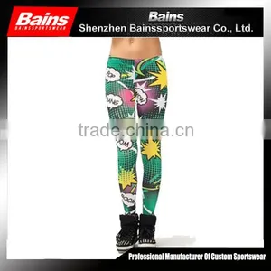 Colorfull Digital Printing Mens Galaxy Leggings Wholesale thumbnail-1