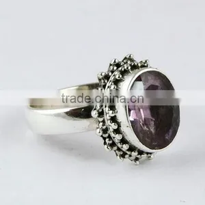 Amethyst Fabulous Design 925 Sterling Silver Ring thumbnail-1