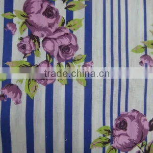 HIGH QUALITY TEXTILE VISCOSE POLYESTER KNITTED SINGLE JERSEY thumbnail-1