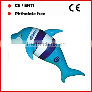 Custom Logo Printing Inflatable Animal Toys/giant Inflatable Dolphin for Sale thumbnail-1