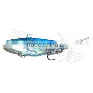 New Fishing Lure Sinking Plastic Soft Vibe Hook Lures , Lead Jig Bait,metal Jigging Lure thumbnail-3