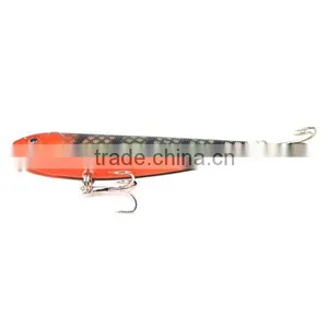 CH14QB1 Hard Pencil Fishing Lure 3D Eyes Bright Painting Colors Popular Bait thumbnail-2