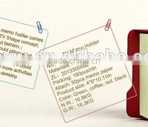 Name Card Holder Plastic Funny Shape Memo Clip thumbnail-2