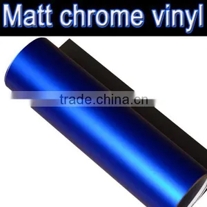 Blue Matt Chrome Sticker With High Quality 1.52x20m thumbnail-1