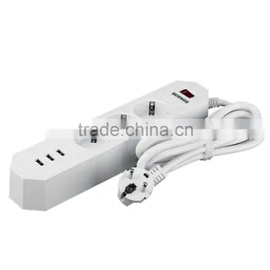 PCT Certification Passed Socket,Multiplug Universal Adapter ,eu Charger With Socket thumbnail-6