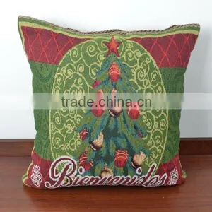 2015 Christmas Jacquard Fashion Christmas Home Decorative Cushion Cover thumbnail-6