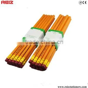 7" Black Lead Hexgonal HB Yellow Pencil thumbnail-1
