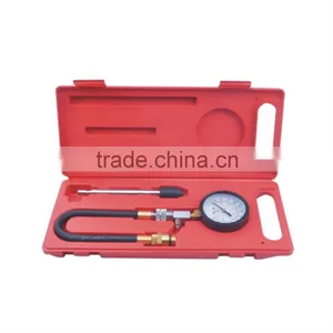 Auto Pressure Gauge Flex Hose Compression Tester Cone Adapter 14mm 18mm W/Case TL-70 thumbnail-1