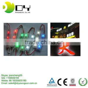 IP65 3 Leds 2835 Smd Water Proof Led Module With Lens Injection Molded DC12V thumbnail-2