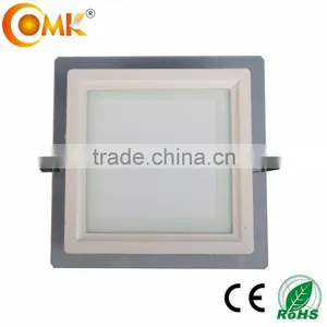 12W Square Transparent Flat Panel Light thumbnail-1