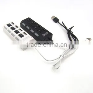 Portable 4 Ports USB 2.0 USB HUB 3.0 For Card Reader/USB Mouse/Keyboard/U Disk thumbnail-3