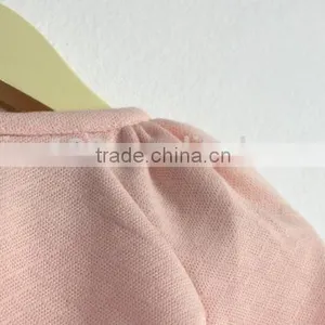 Folded Sleeves Girls Peachy Long Sleeves Cotton Shirt &Children Clothing thumbnail-3