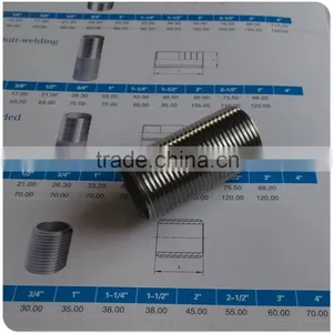 3/4" Pipe Nipple With Taper Male Thread Type 304 thumbnail-1