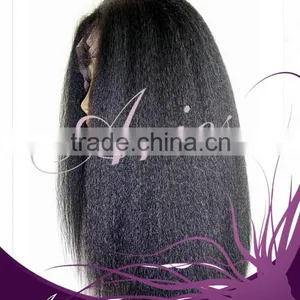 GlueLess Virgin Brazilian Remy Human Hair Full Lace Wig thumbnail-1