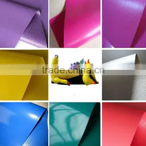 PAEs Free PVC Coated Polyester 1000D Fabric for Inflatable Castless thumbnail-1