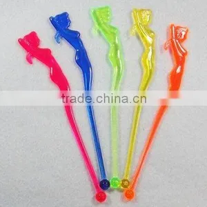 Mermaid Swizzle Stick / Muddler / Plastic Mermaid Stirrer / Drink Stirrer thumbnail-1