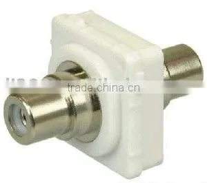 JL-RCA Female Black to Female Wall Plates thumbnail-1