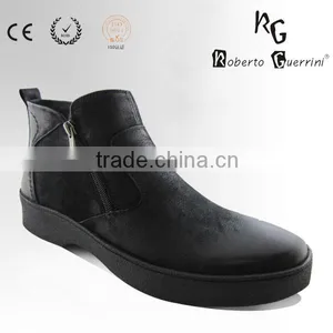 Cow Leather Rubber Outsole Man Boot China Man Shoe thumbnail-1