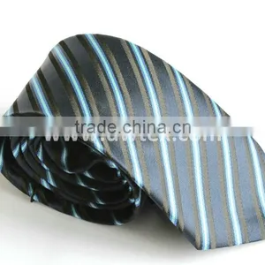 Fashion Stripe Man Style Hair Silk Ties thumbnail-1