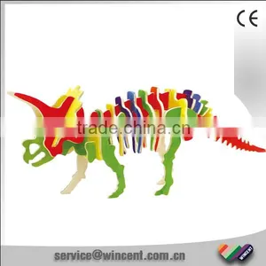 3D Wooden Dinosaur Puzzle thumbnail-1