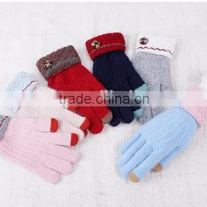 Factory Direct Sale Finger Touch Screen Gloves Leisure Design thumbnail-6