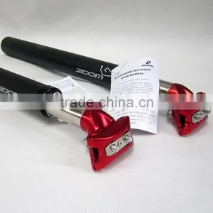 ZOOM SPS-405 27.2/31.6mm Bike Alloy Seat Post Bicycle Adjustable Seatpost Suspension Seatpost thumbnail-1