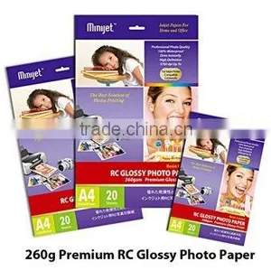 Professional Premium High Glossy Inkjet Photo Paper 260gsm ( RC Base ) thumbnail-1