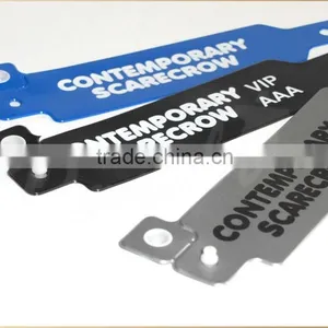 Promo Removable Tabs Vinyl Wristband With Logo Print thumbnail-2