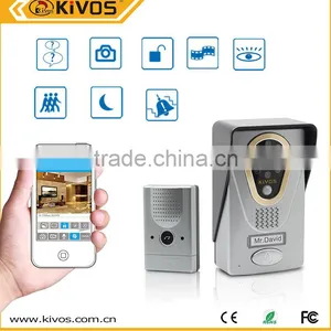 Original Manufacturer Selling Smart Home Wifi IP Video Door Bell Intercom, Unlock Function Remote Control by Smart Phone IP WIFI thumbnail-4