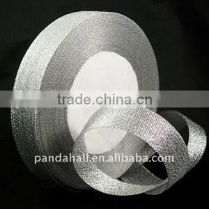 Glitter Organza Wired Christmas Decorative Ribbon(RS20mmY-S) thumbnail-1