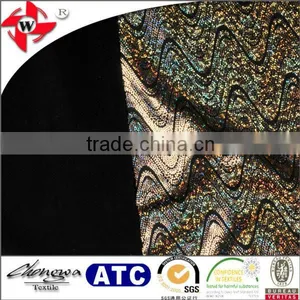 Golden Dots Merly Foil Printed Fabric With Superior Wash-ability for Designing Garments thumbnail-4