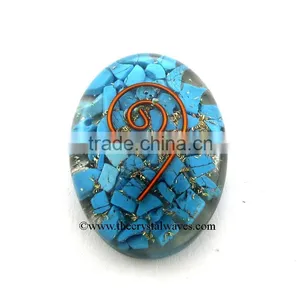 Turquoise Orgone Oval Cabochon thumbnail-1