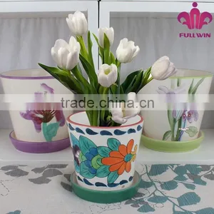 Indoor Pot Ceramic Glazed Pottery Planter Planters thumbnail-1