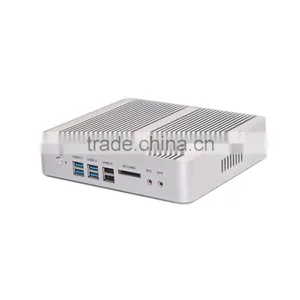 Promote Smart Mini Fanless PC With Intel Celeron i5 4258U 2.4G Turo2.9G 12V Desktop Computer Linux Server WiFi HDMI VGA 4K thumbnail-4