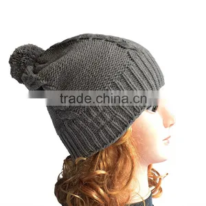 Custom Winter Embroidery Acrylic Knitting Beanie Caps Outdoor Sports thumbnail-6