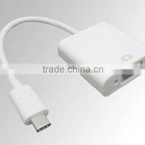 Hot Sale USB3.1 Type C to VGA Adapter and Connector for Macbook thumbnail-5