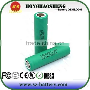 Li-ion Battery Cells LG 18650 HB2 1500mah 3.7v 20C 30A High Drain Battery Cell Rechargeable Batteries thumbnail-1